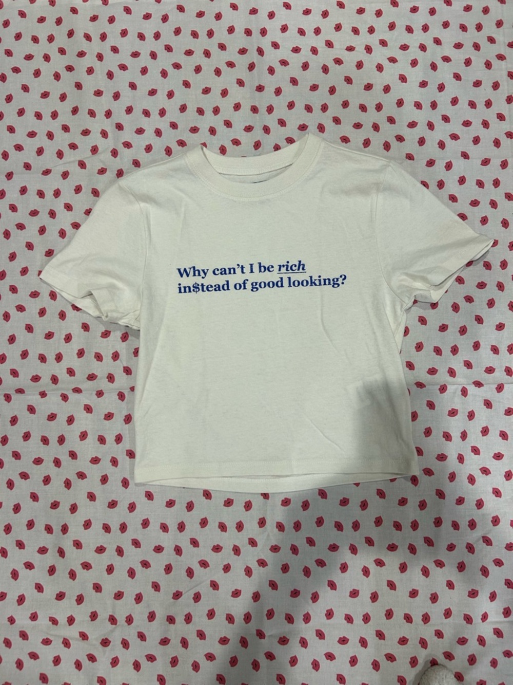 Urban Outfitters NWOT White Graphic Baby Tee
